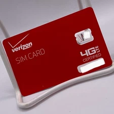 Verizon Wireless Micro 4G LTE Certified 4FF SIM Card for Smartphone Or Tablet