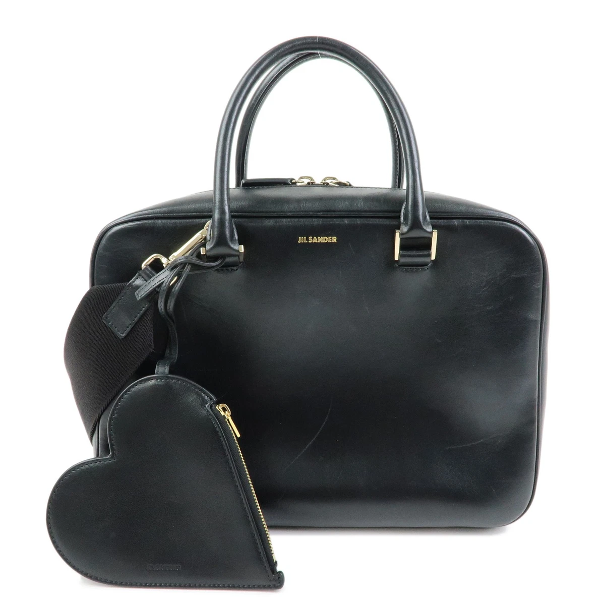 00s JILSANDER 2way leather shoulder bag
