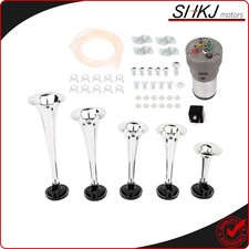 5 Trumpet La Cucaracha Musical Air Horn Loud Air Horn Compressor For Car Truck 5 Trumpet La Cucaracha Musical Air Horn Loud Air Horn Compressor For Car Truck