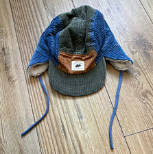 H&M Baby Trapper  M&uuml;tze Cord gef&uuml;ttert mit Ohrenklappen Gr. 74/80