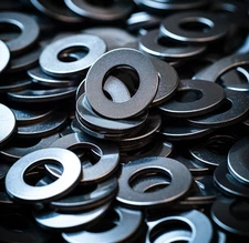 Black Carbon steel 8.8 grade Flat Washers M2 M2.5 M3 M4 M5 M6 M8 M10 M12 M14-M30
