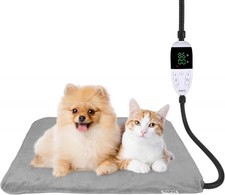 Pet Heating Pad for Cats Small Dogs with 12 Adjustable Temperature, Waterpr...