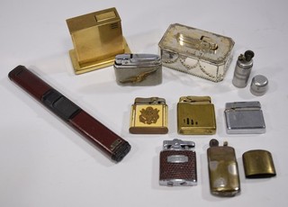 alte FEUERZEUG SAMMLUNG Rowenta Butler & Gas Petit Ibelo Monopol Ronson Tischfeu