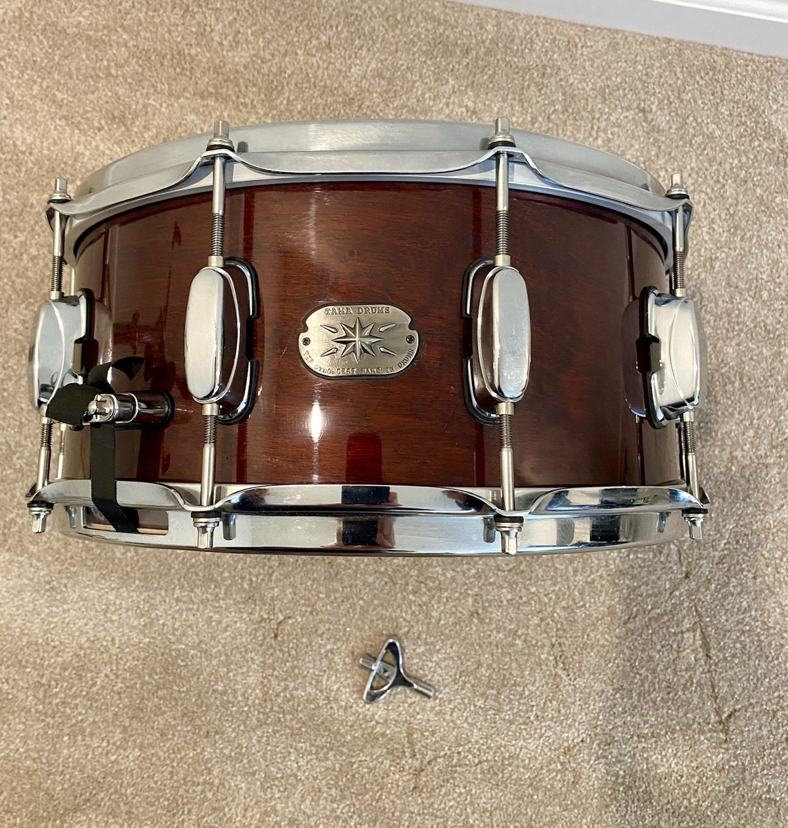 TAMAちゅーん Tama Artwood 14” X 6 Maple Snare Drum Tuning Key New Head Heavy
