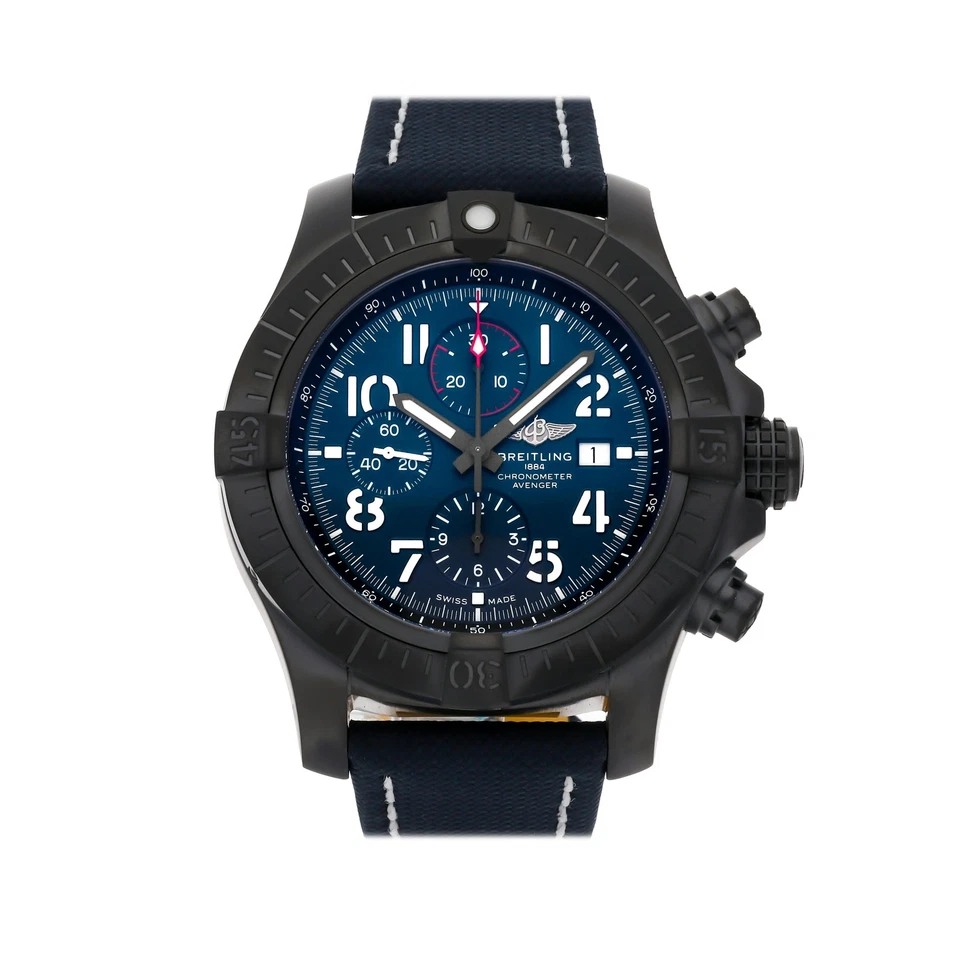 Breitling Super Avenger Chronograph Night Mission Titanium Blue  V13375101C1X2