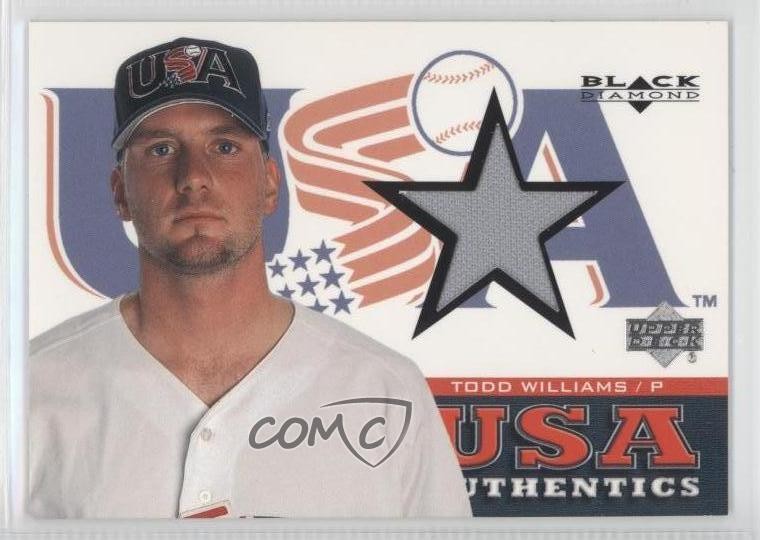 2000 Upper Deck Black Diamond Rookie Edition USA Authentics Todd Williams 0c2