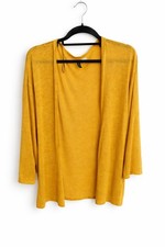 H&M Cardigan in Senfgelb – Größe S – leichter, offener Schnitt