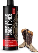 Exotic Leather Conditioner for Boots - Made in USA Cleaner Specially...