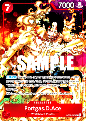 #ad #ad Portgas.D.Ace RARE PARALLEL ALTERNATIVE ALT ART FOIL OP02 013 ONE PIECE TCG $379.99