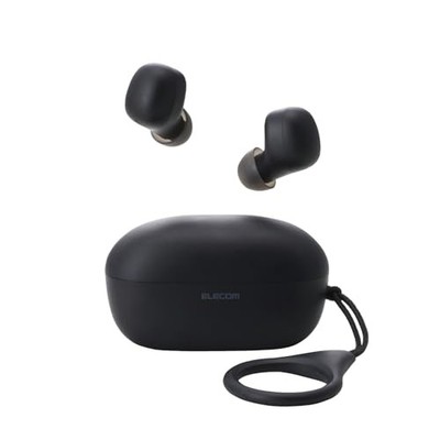 ELECOM LBT-TWS19BK Wireless Earbuds Bluetooth 5.2 Lightweight Type-C Black TI