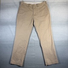 Polo Ralph Lauren Chino Pants Mens 36x32 Beige Classic Straight Fit Twill