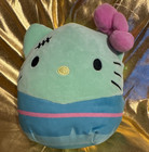 Sanrio Hello Kitty Cat Plush Stuffed Animal Toy Blue Green Pink — photo 1