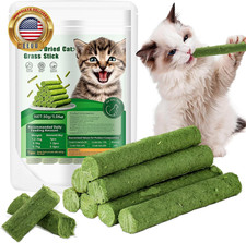 30G Cat Grass Sticks, Delicious Cat Grass Teething Stick Edible Cats Chew Toy Ca