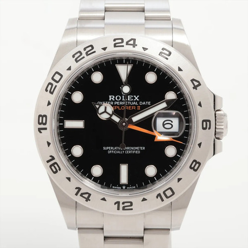 Rolex Explorer II 226570 SS SS AT black dial 2 Extra Links