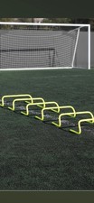 Brand New Football Training Hurdles 9" Pack of 6 in Fluro Yellow