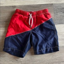 Lands' End Red Swim Shorts