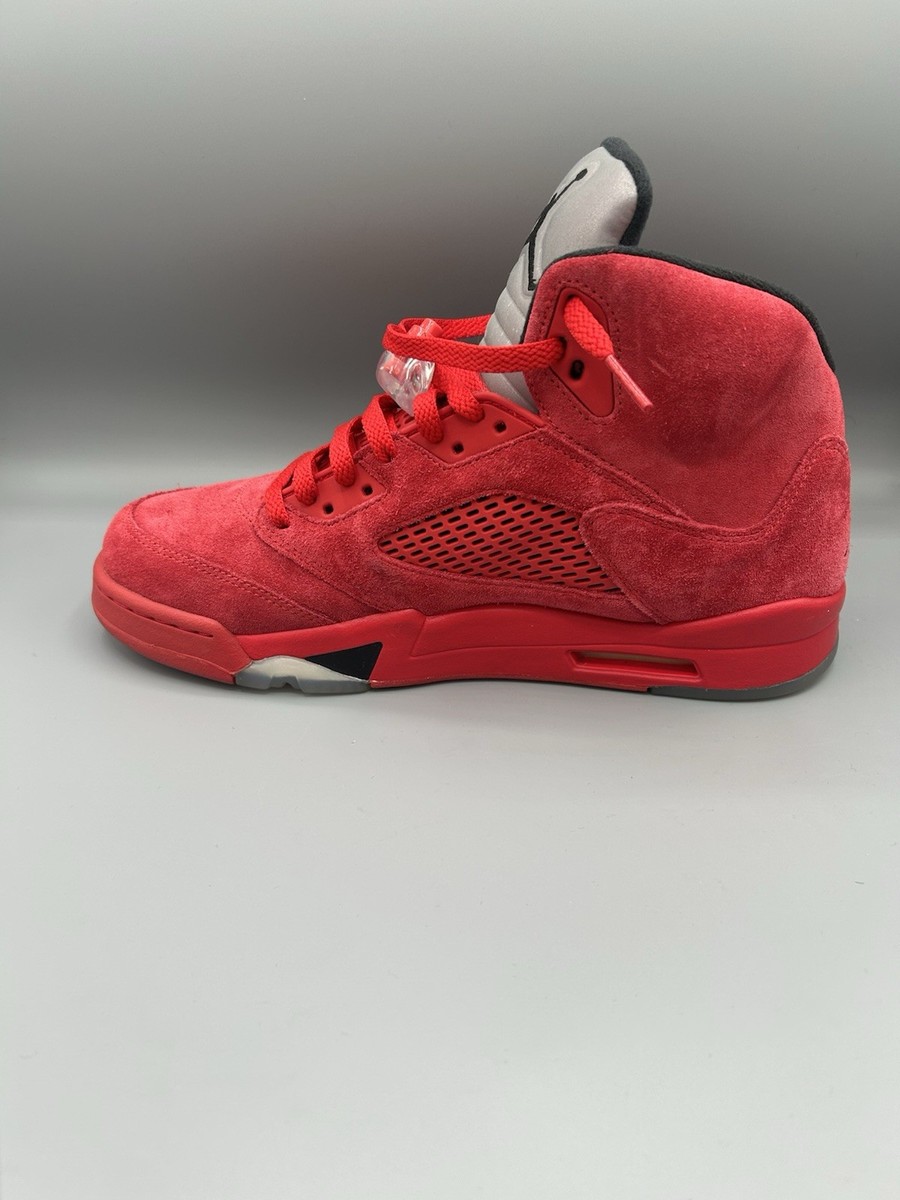 Air Jordan 5 Red Suede (Men's US Size 10) Super Clean! Minimal
