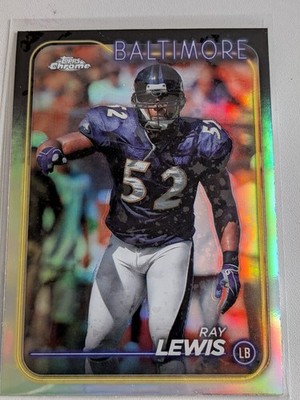 Topps Chrome Ray Lewis Ravens