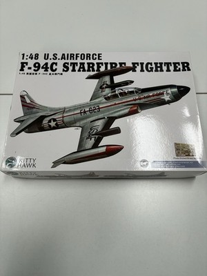 Kitty Hawk F-94C Starfire Fighter Model Airplane Kit 1:48 KH80101 Parts Sealed