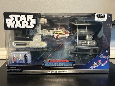   Star Wars Micro Galaxy Squadron Y-Wing vs Tie Bomber NEW  