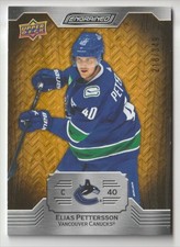 2023-24 UPPER DECK ENGRAINED ELIAS PETTERSSON 218/349 VANCOUVER CANUCKS #17
