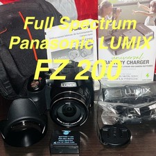 Full Spectrum UV/IR Panasonic LUMIX FZ Digital Bridge Camera Shutter Count:5714