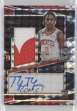 2022 Spectra Rookie Jersey Interstellar Prizm 30/49 TyTy Washington Jr Auto 16p1