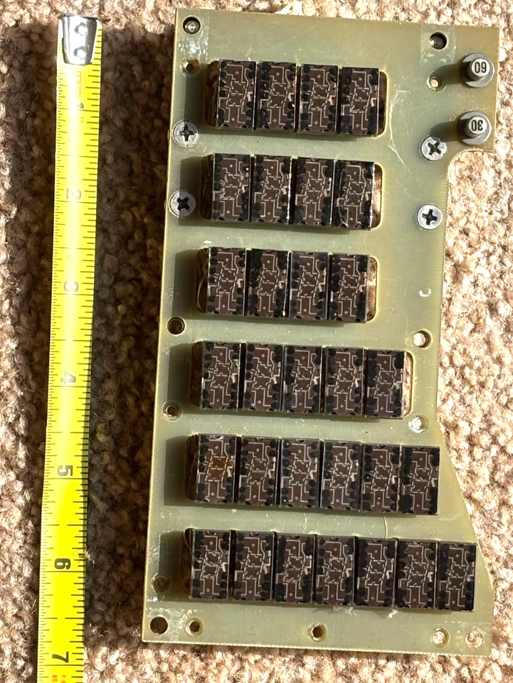 Militär Radarbrett enthält 30 Glühlampen 7 Segment Display - Bild 4 von 4