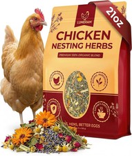 21oz Premium Chicken Nesting Herbs - 100 Organic Nesting Chicken Herbs for Layi