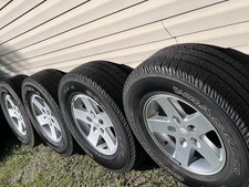Jeep Wrangler JK 17” Rims and Tires - Goodyear Wrangler SR-A (Set of 5)
