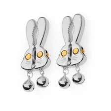 Rabbit Body Clamps Clip for Women Stainless Steel Adjustable Nipple Clamps No...