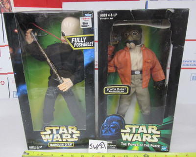 Star Wars Figuren Konvolut Barquin D'An & Ponda Baba mit abnehmbarem Arm Maßstab 1:6 12''