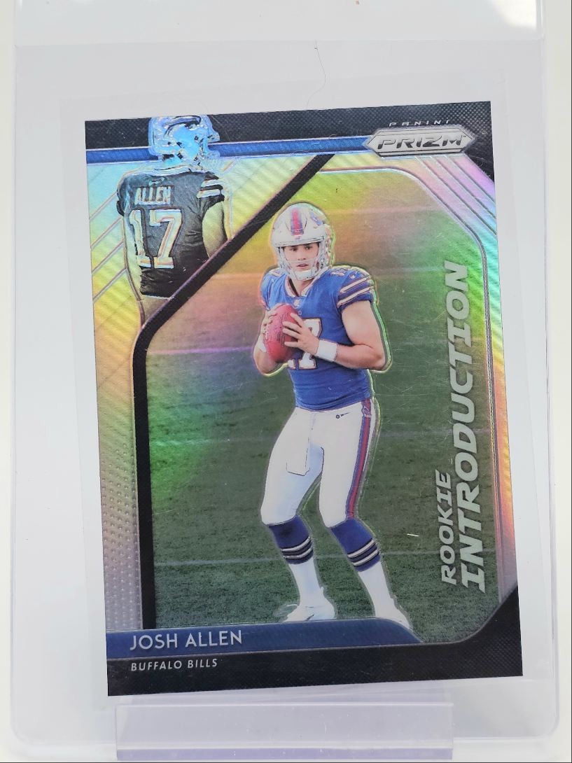 JOSH ALLEN 2018 PANINI PRIZM ROOKIE INTRODUCTION SILVER BILLS RC Q4416