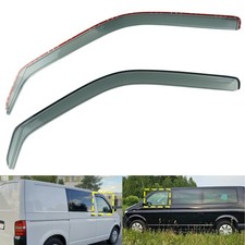 2-Tlg transparente Wind-Regenabweiser Windabweiser für VW T5 T6 T6.1 Van 2-Türer