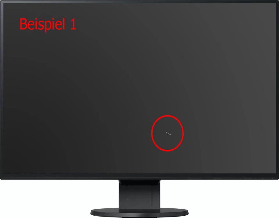 Eizo FlexScan EV2456-BK 24,1 Zoll Monitor IPS WUXGA 1920x1200 Displaykratzer - Bild 2 von 3