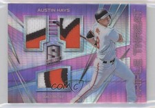 2018 Panini Chronicles Neon Pink Prizm /49 Austin Hays #TTM-AH 6fs