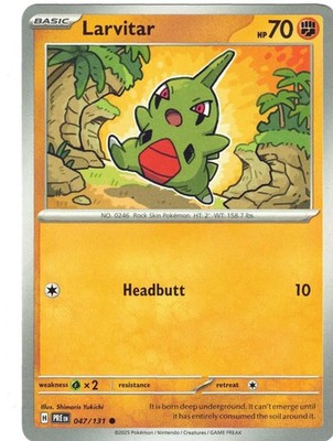 Prismatic Evolutions #047/131 Larvitar