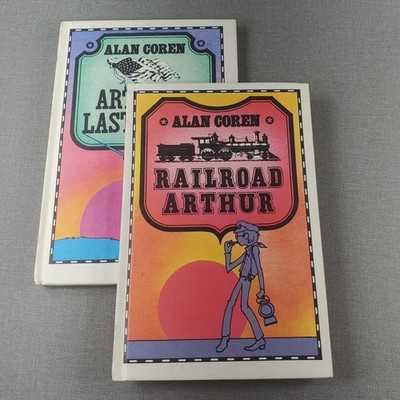 Railroad Arthur & Arthurs Last Stand by Alan Coren 1977 Hardcover Book Lot 2