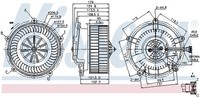 1X Nissens 87119 InnenraumgebläSe FüR BMW Rolls-Royce