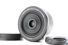 Canon EF-M 22mm f/2 STM AF Silver Lens for EOS EF-M Mount w/F.R Cap -MINT-#8911Z