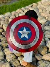 Captain America Damage Shield Steve Rogers Metal Super Soldier Cosplay Prop