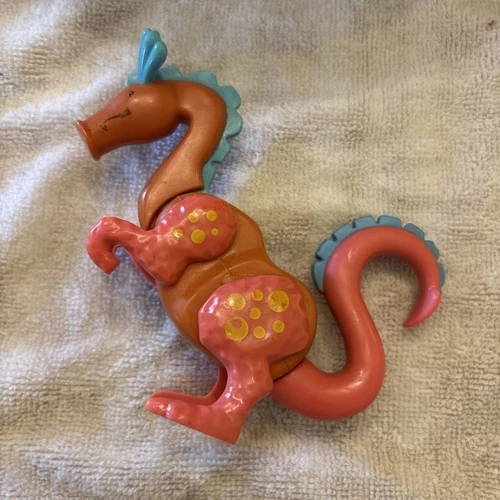 Vintage Fisher Price Little People Royal Castle Dragon brown/Pink Figure Toy