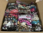 20lbs+ Lot of Vintage to Now WEARABLE Mixed Costume Jewelry Box Bulk Resale #1!