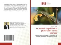Alphonse Tolenga | Le Pouvoir Cognitif De La Philosophie Sur Les Sciences.