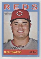2013 Topps Heritage Minor League Edition Blue 1/1 Nick Travieso #116 1h1