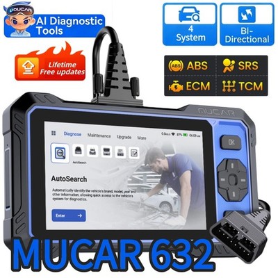 MUCAR 632 MUAI KFZ Diagnosegerät OBD2 Scanner 4 Systeme 15 Reset Aktives Testen