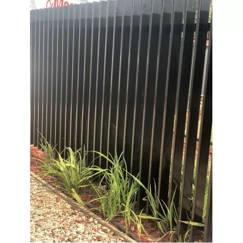 Batten Modern Custom Fence Black White Grey aluminium Blade Fencing Finn Style - Picture 5 of 16