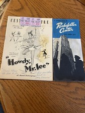 Brochures 1948 Centre Théâtre, Rockefeller Center 