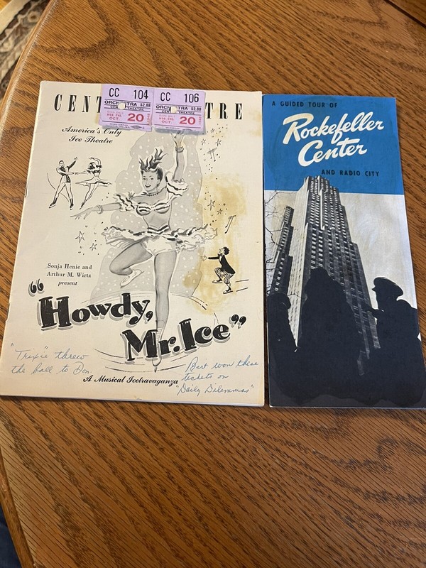 1948 Center Theatre,Rockefeller Center Brochures 
