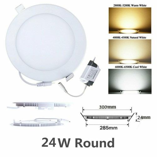 LED Panel Einbaustrahler Einbauleuchte Deckenleuchte spot Flur rund mit Trafo DE - Bild 20 von 30